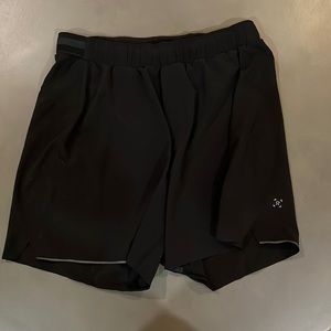 Men’s Lululemon black shorts Size small (liner removed)